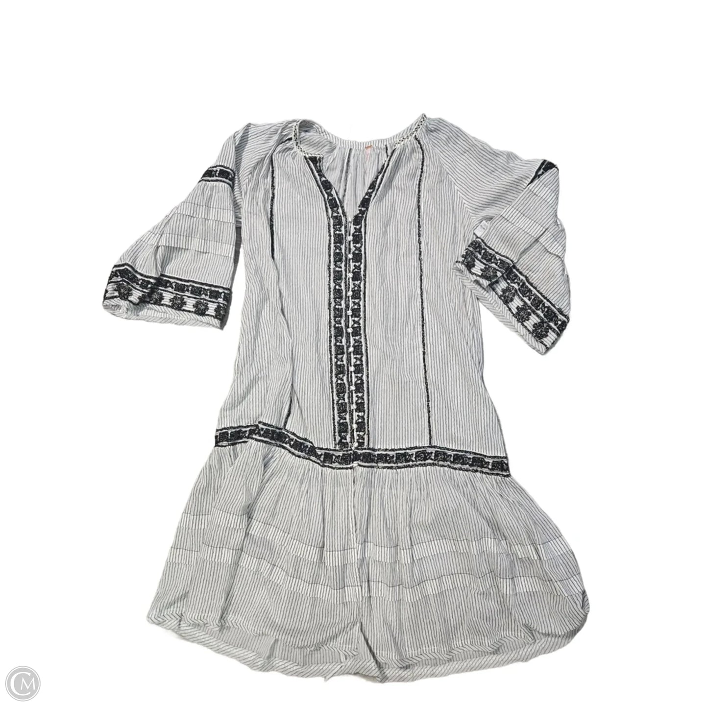 Dress Casual Maxi By Free People In Striped Pattern, Size: L