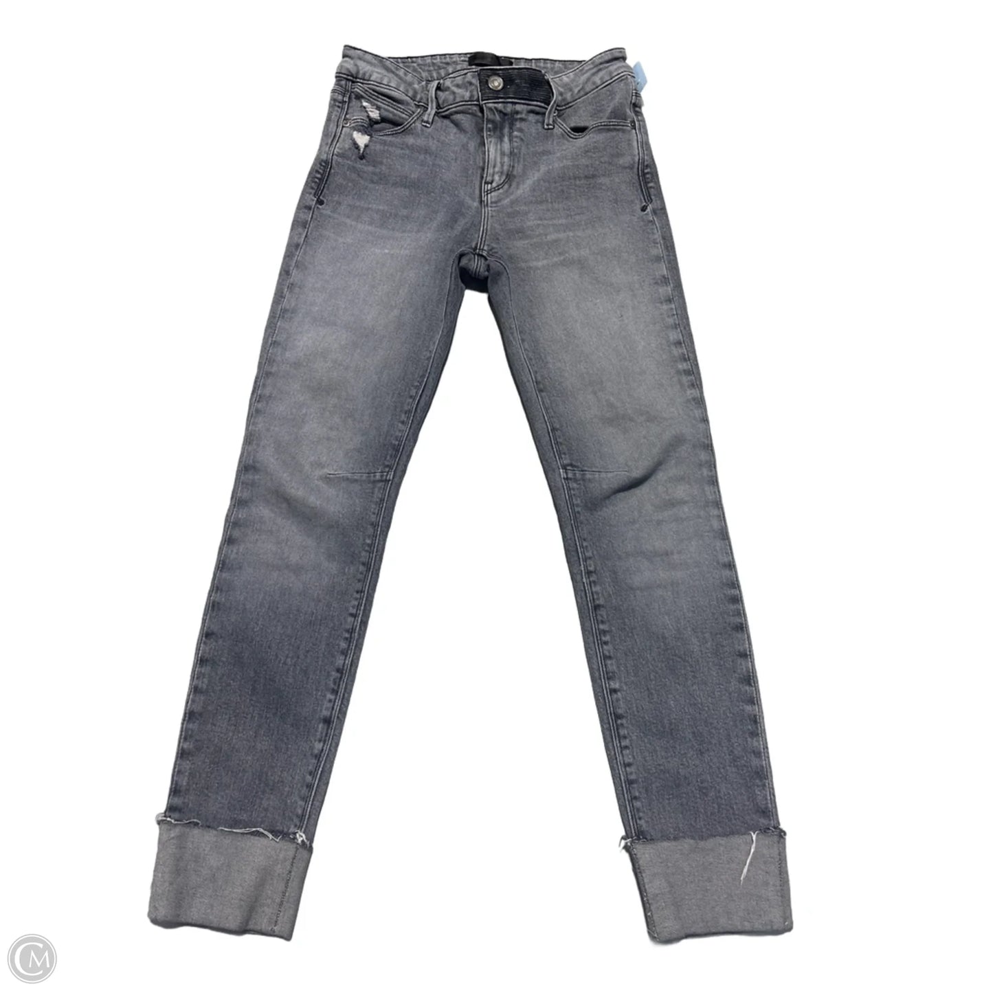 Jeans Cropped By Cmb In Grey Denim, Size: 2