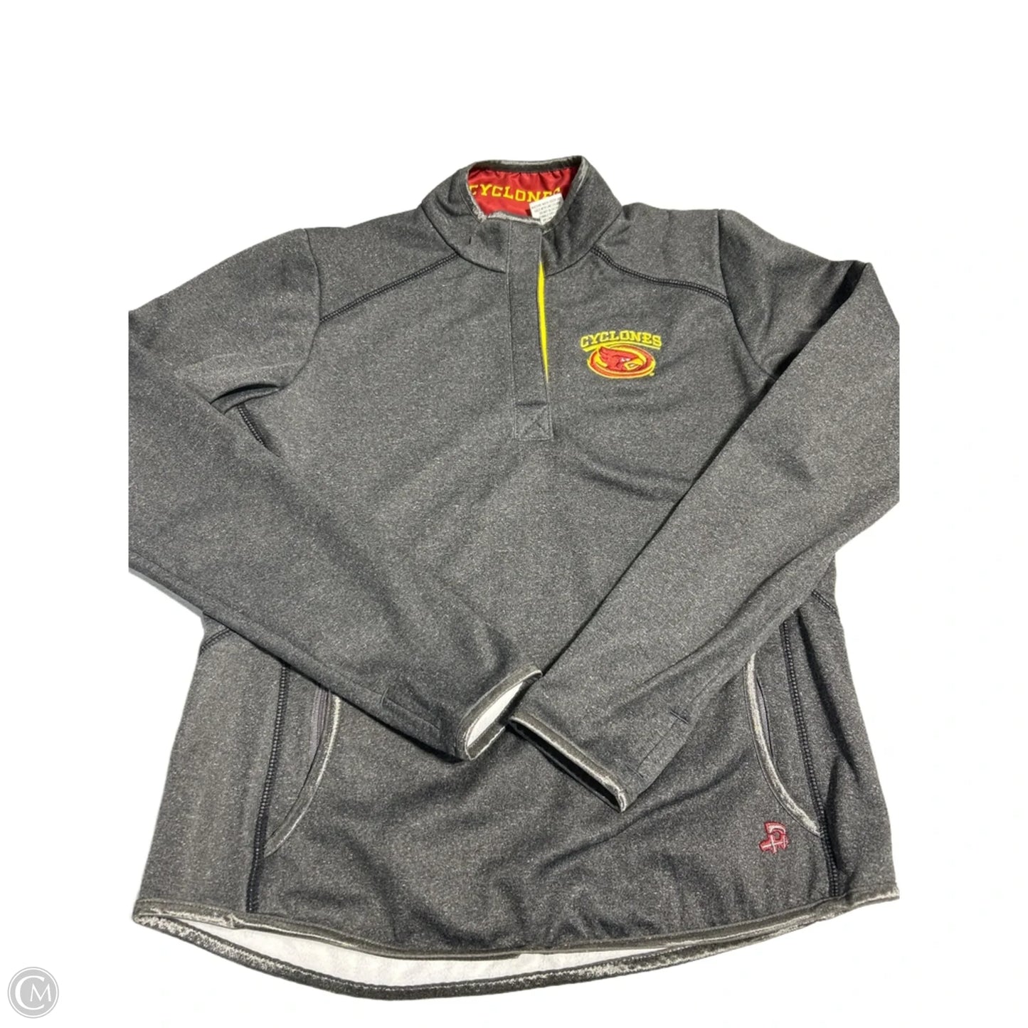 Top Long Sleeve By Cmc In Grey, Size: S