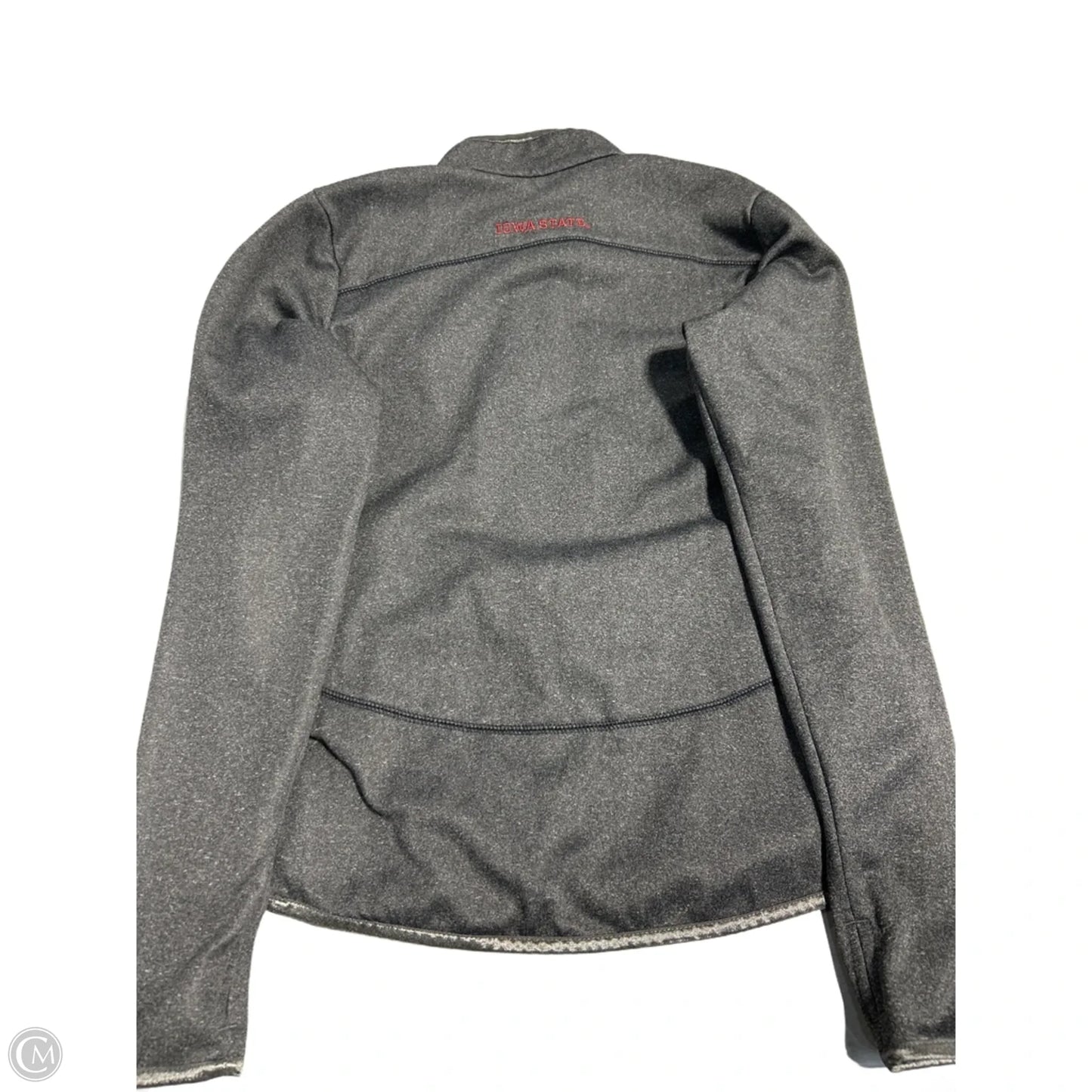 Top Long Sleeve By Cmc In Grey, Size: S