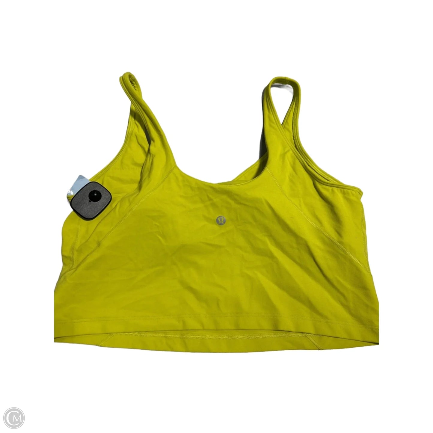 Athletic Bra By Lululemon In Yellow, Size: 14