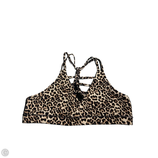 Athletic Bra By Zyia In Animal Print, Size: L