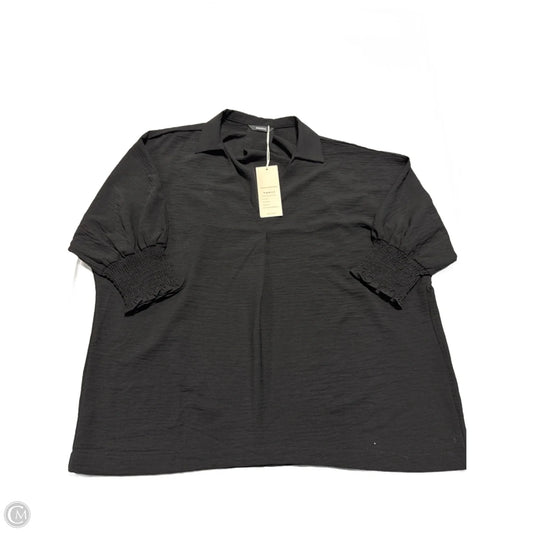 Top 3/4 Sleeve By Dokotoo In Black, Size: M