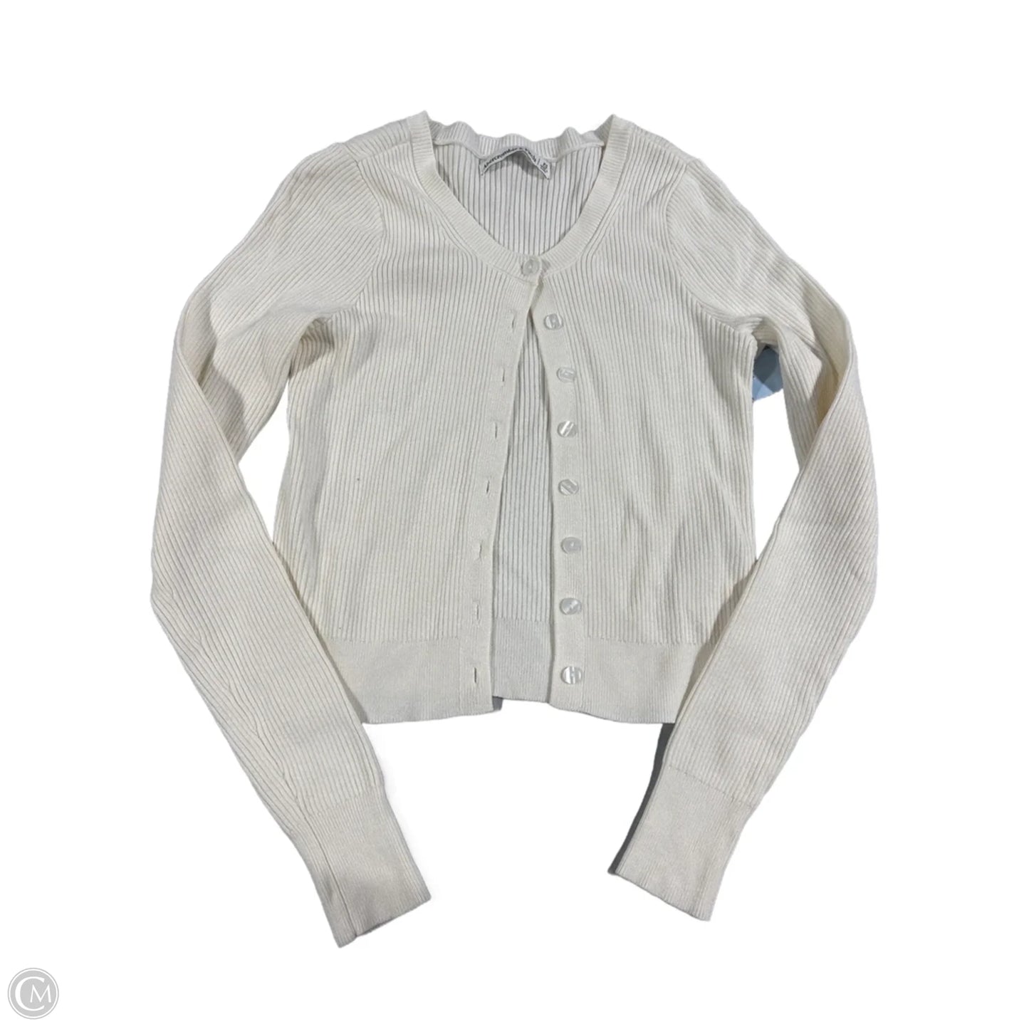 Cardigan By Abercrombie And Fitch In Cream, Size: Xs