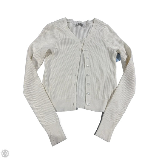 Cardigan By Abercrombie And Fitch In Cream, Size: Xs