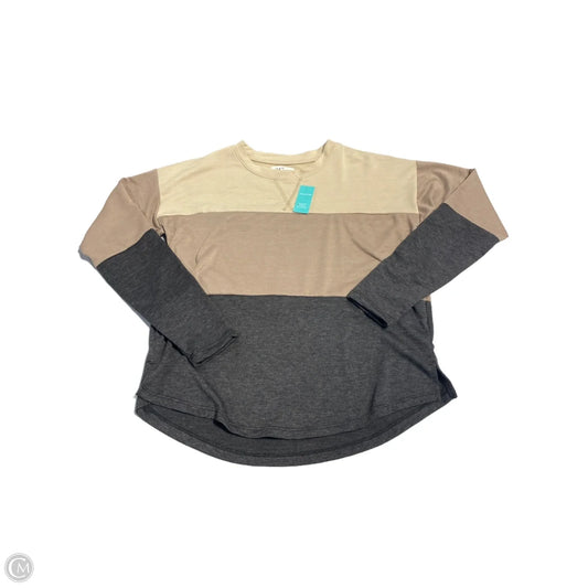 Top Long Sleeve By Maurices In Brown, Size: Xs