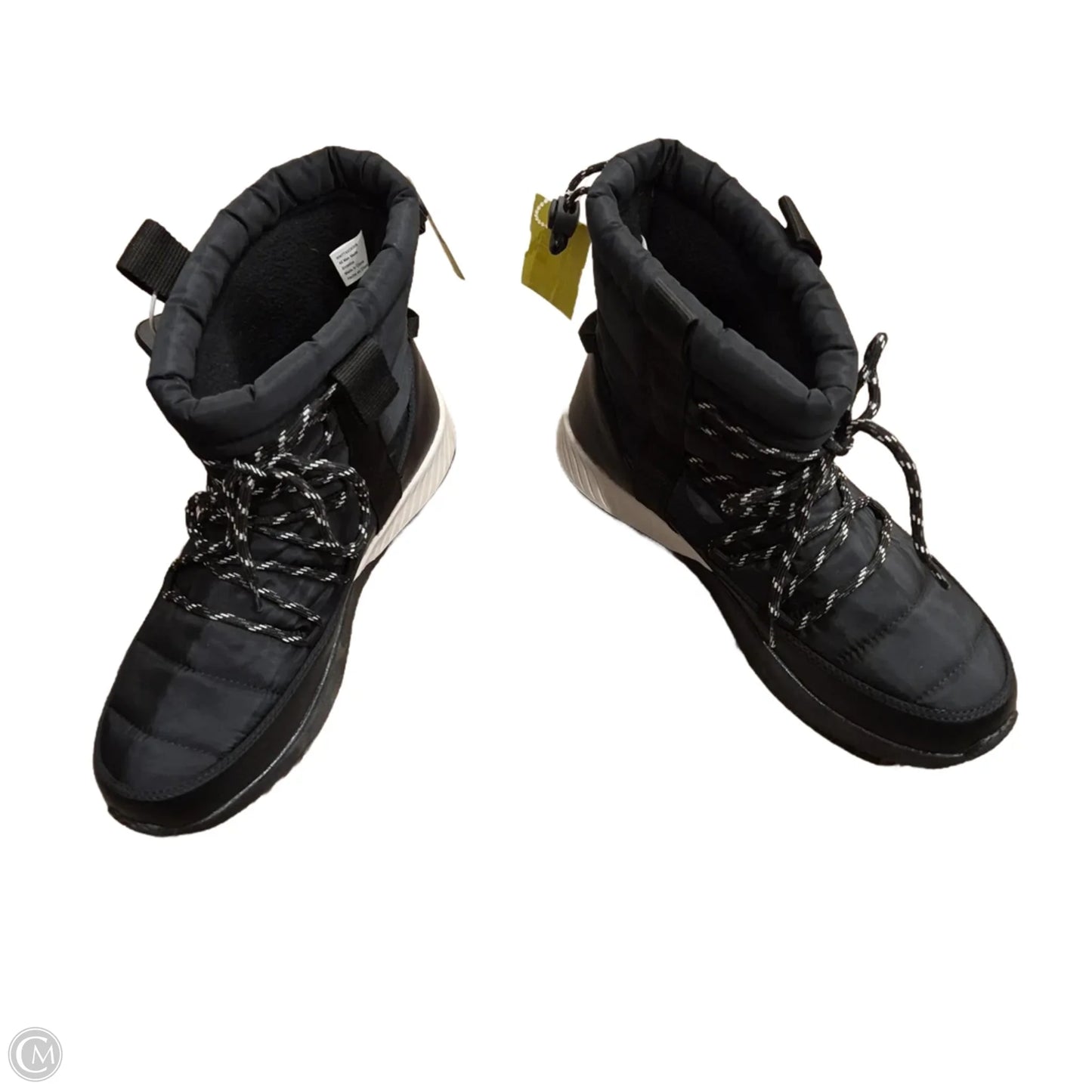 Boots Snow By Time And Tru In Black, Size: 9