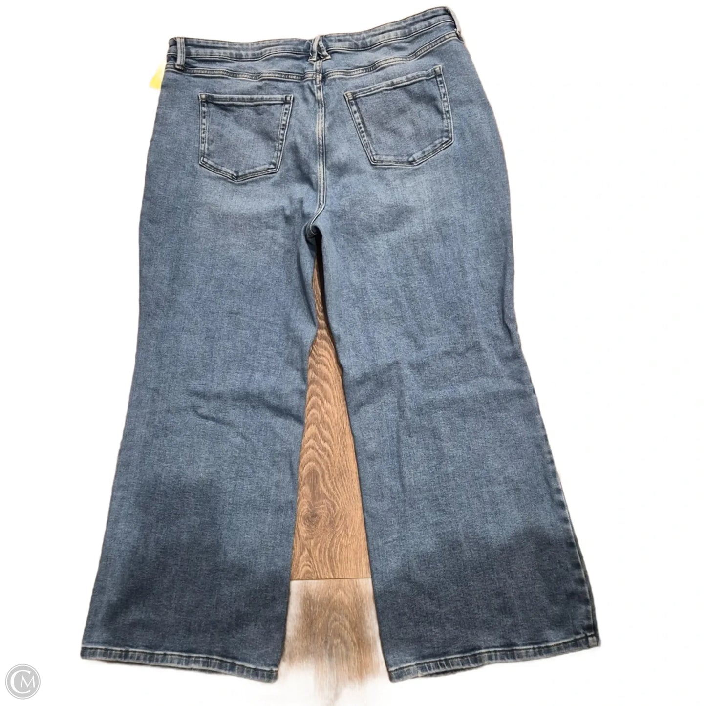 Jeans Flared By Lc Lauren Conrad In Blue Denim, Size: 20