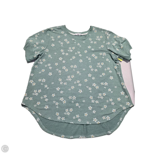 Top Short Sleeve By Jane And Delancey In Green, Size: 1x