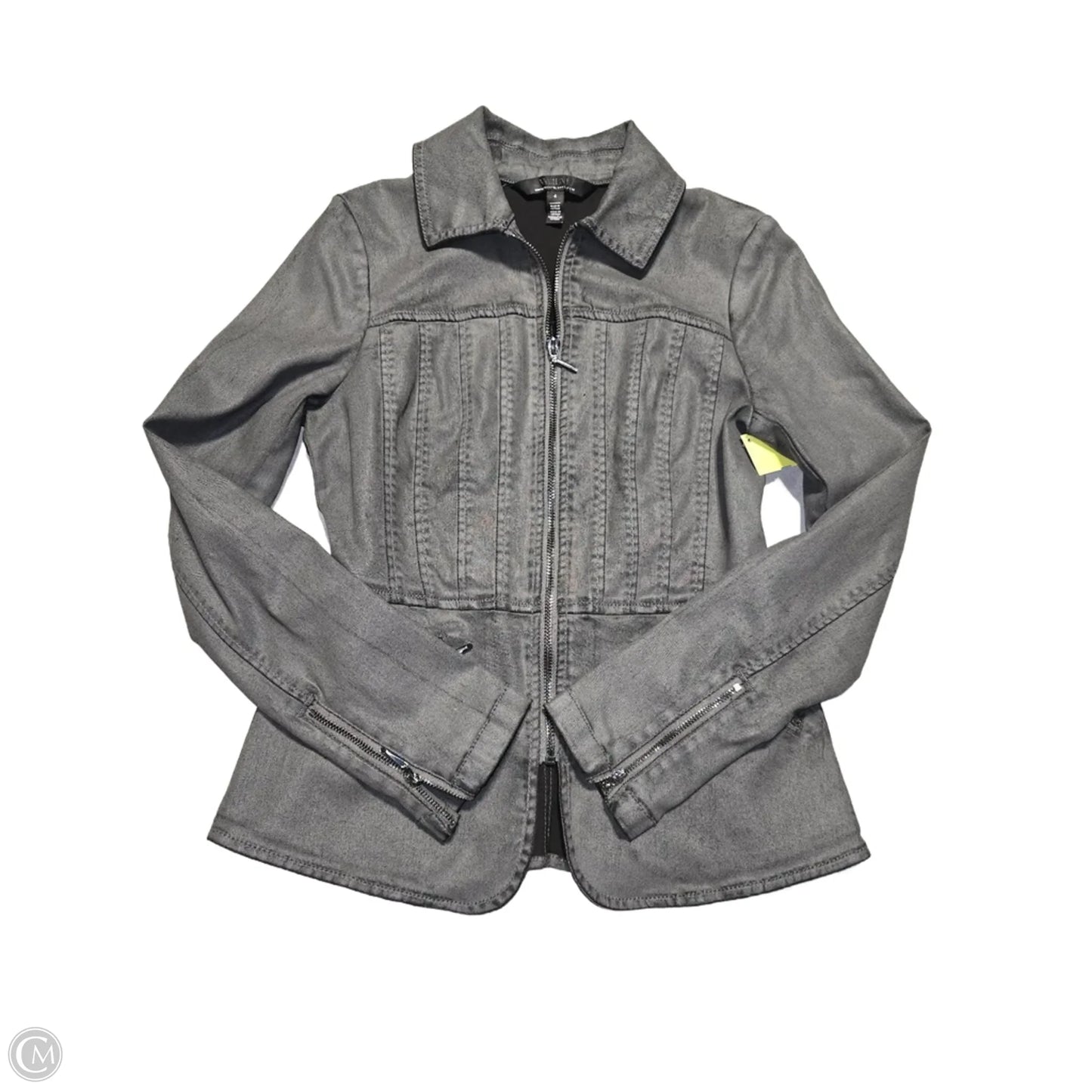 Top Long Sleeve By White House Black Market In Grey, Size: S