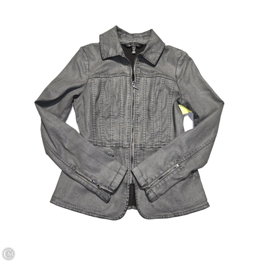 Top Long Sleeve By White House Black Market In Grey, Size: S