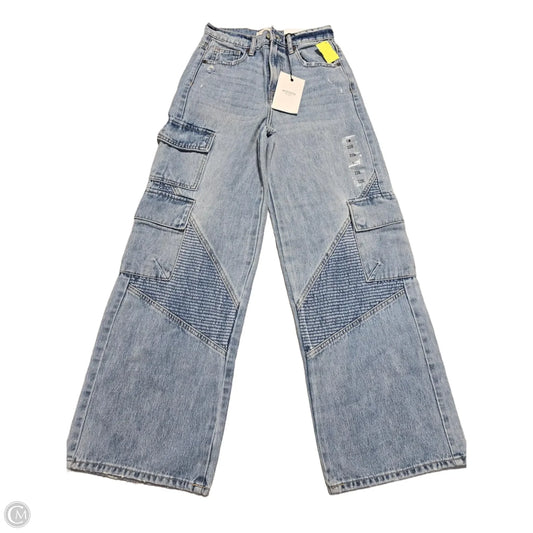 Jeans Wide Leg By Hidden In Blue Denim, Size: 0