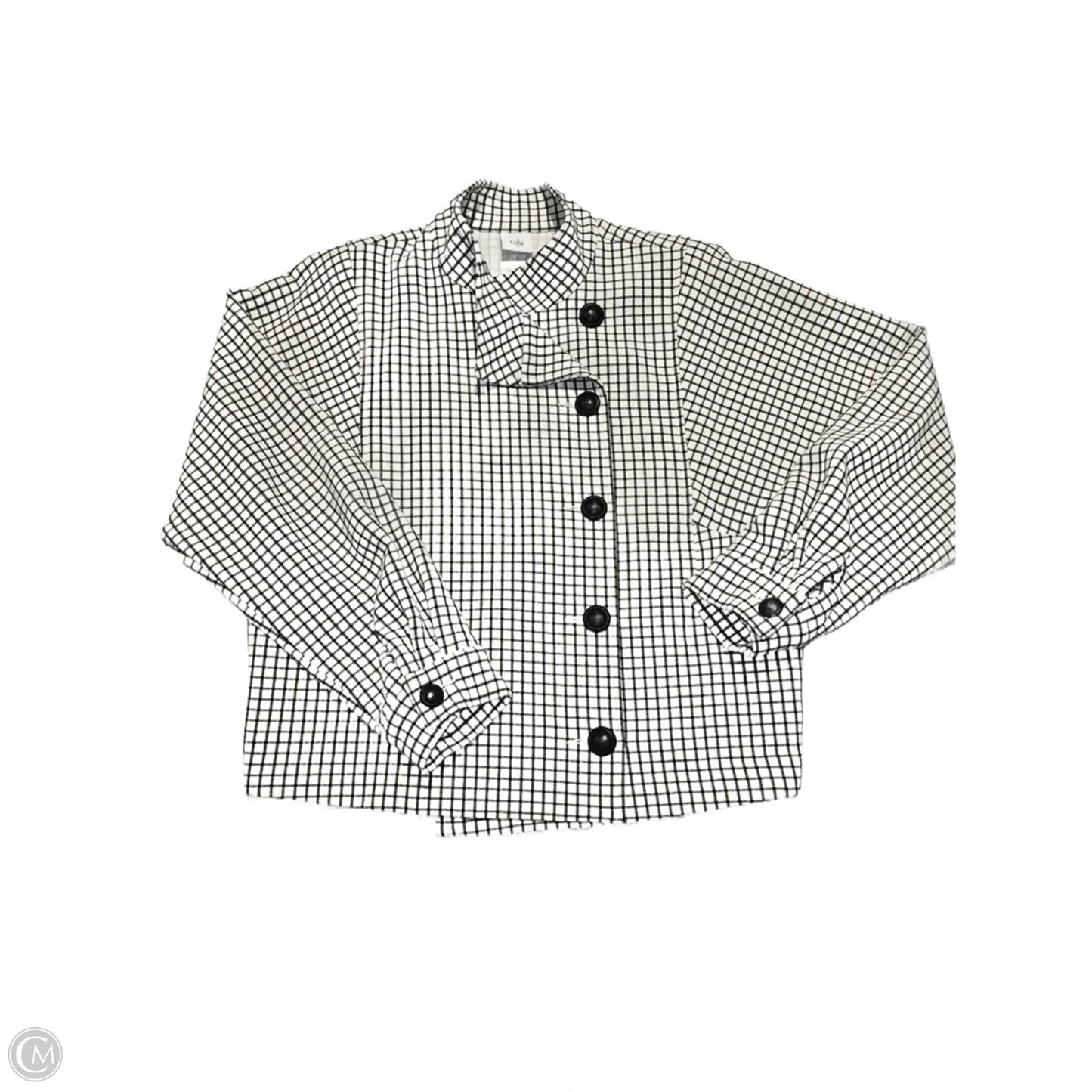 Blazer By Cabi In Checkered Pattern, Size: M