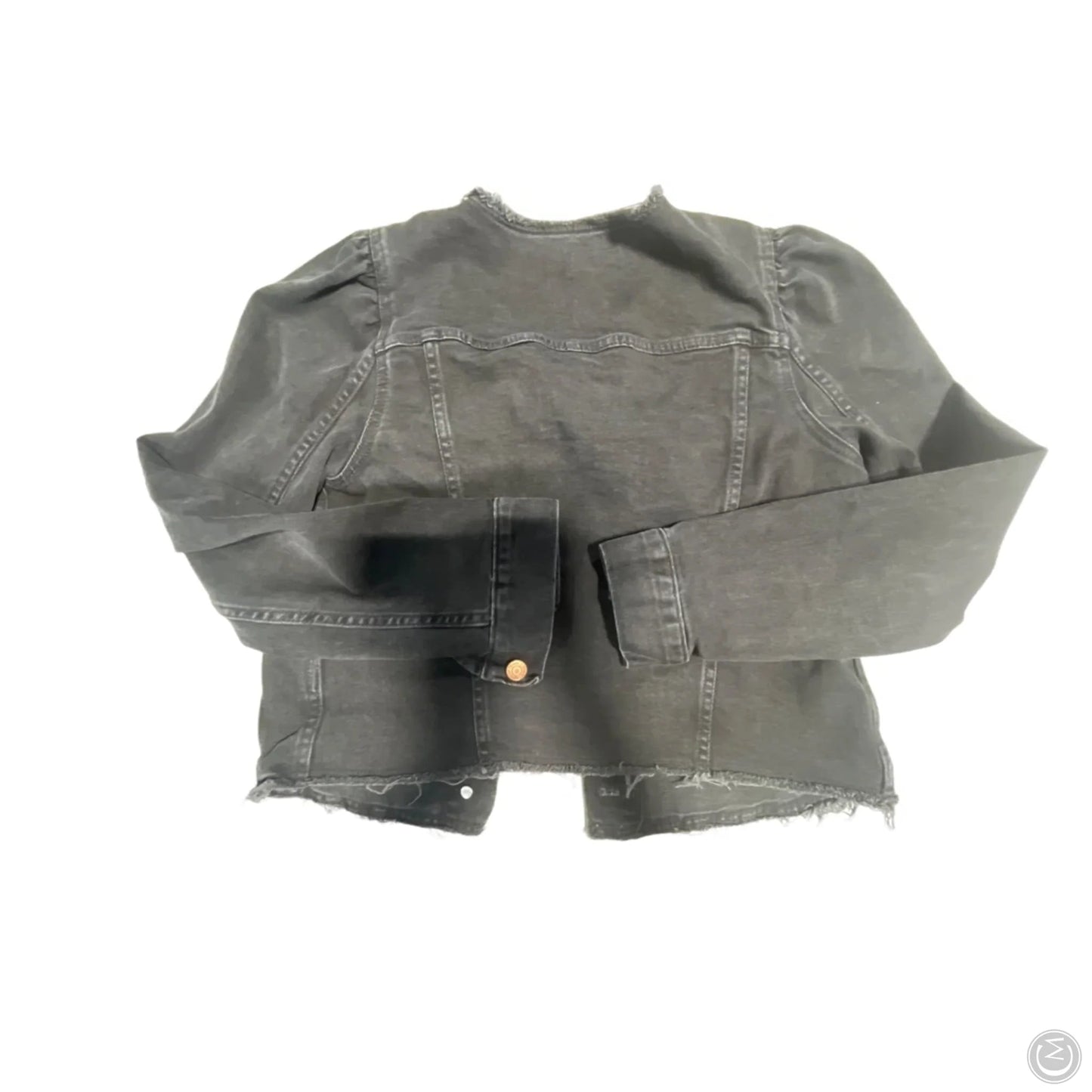 Jacket Denim By Gap In Black, Size: S