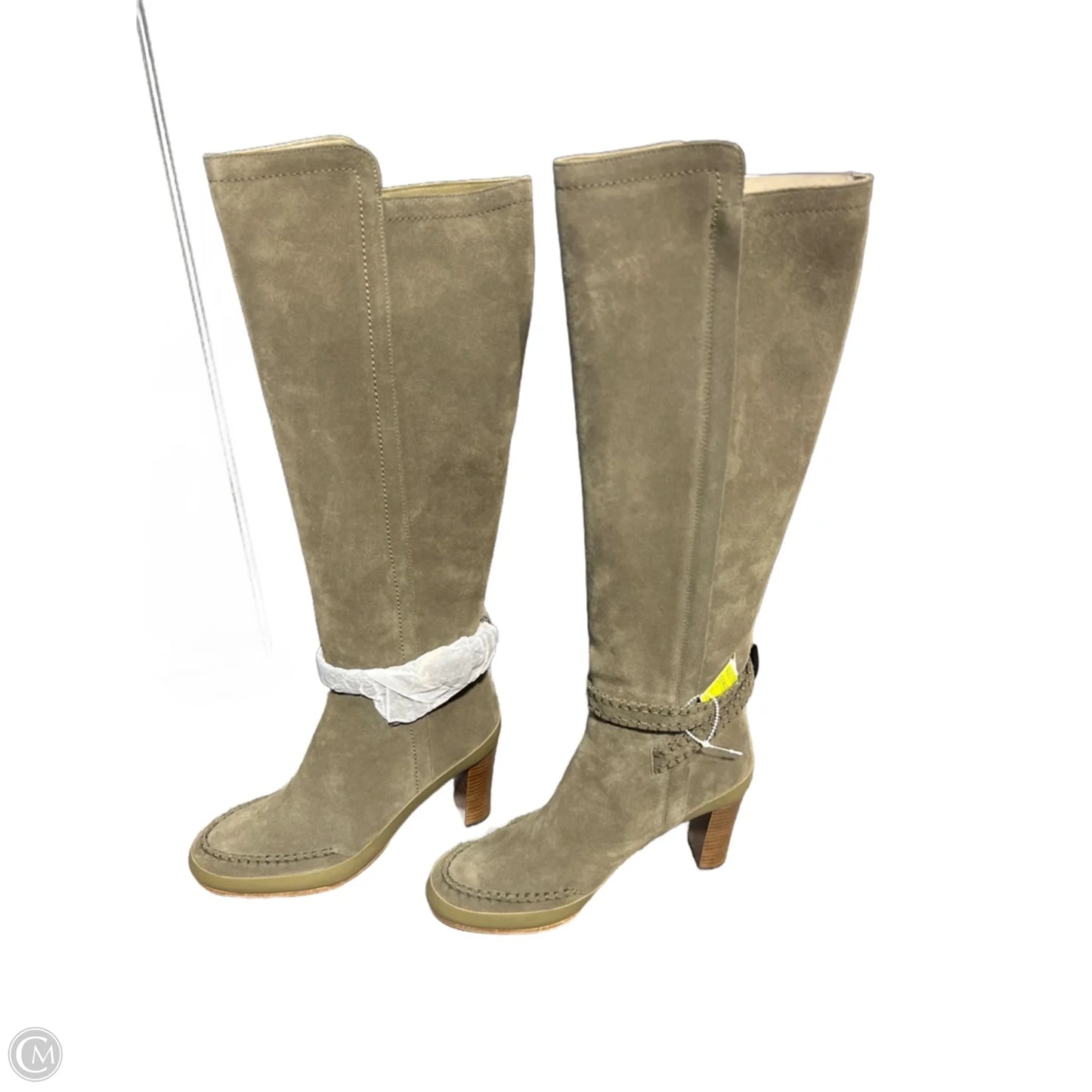 Boots Knee Heels By Ulla Johnson In Green, Size: 9