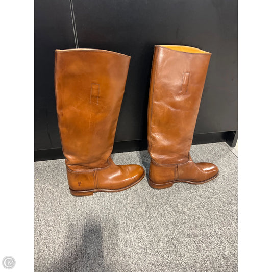 Boots Designer By Frye In Brown, Size: 8