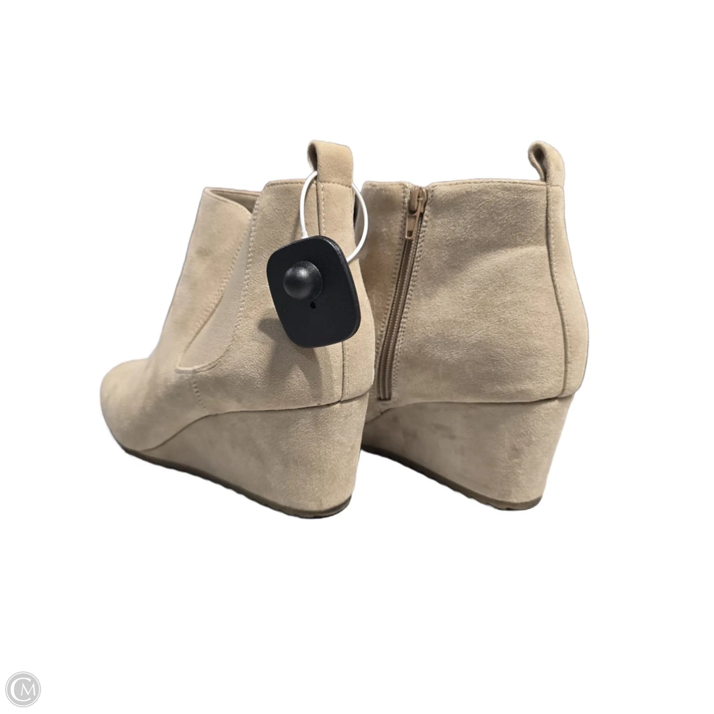 Boots Ankle Heels By Maurices In Tan, Size: 11