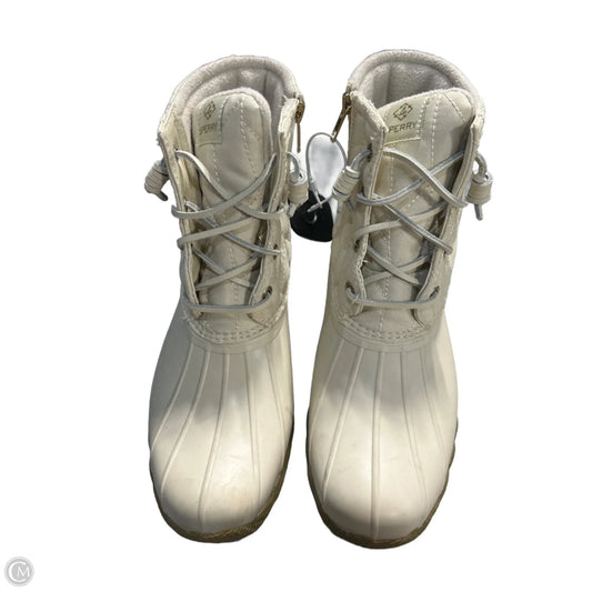 Boots Snow By Sperry In Cream, Size: 9.5