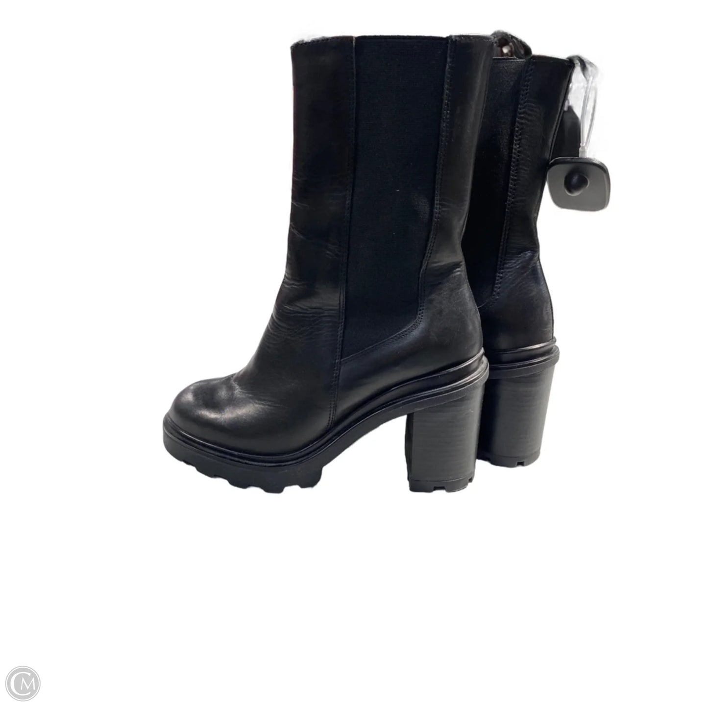 Boots Mid-calf Heels By Annabelle In Black, Size: 7