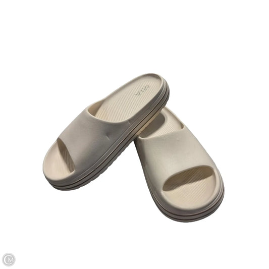 Sandals Flip Flops By Mia In Cream, Size: 8