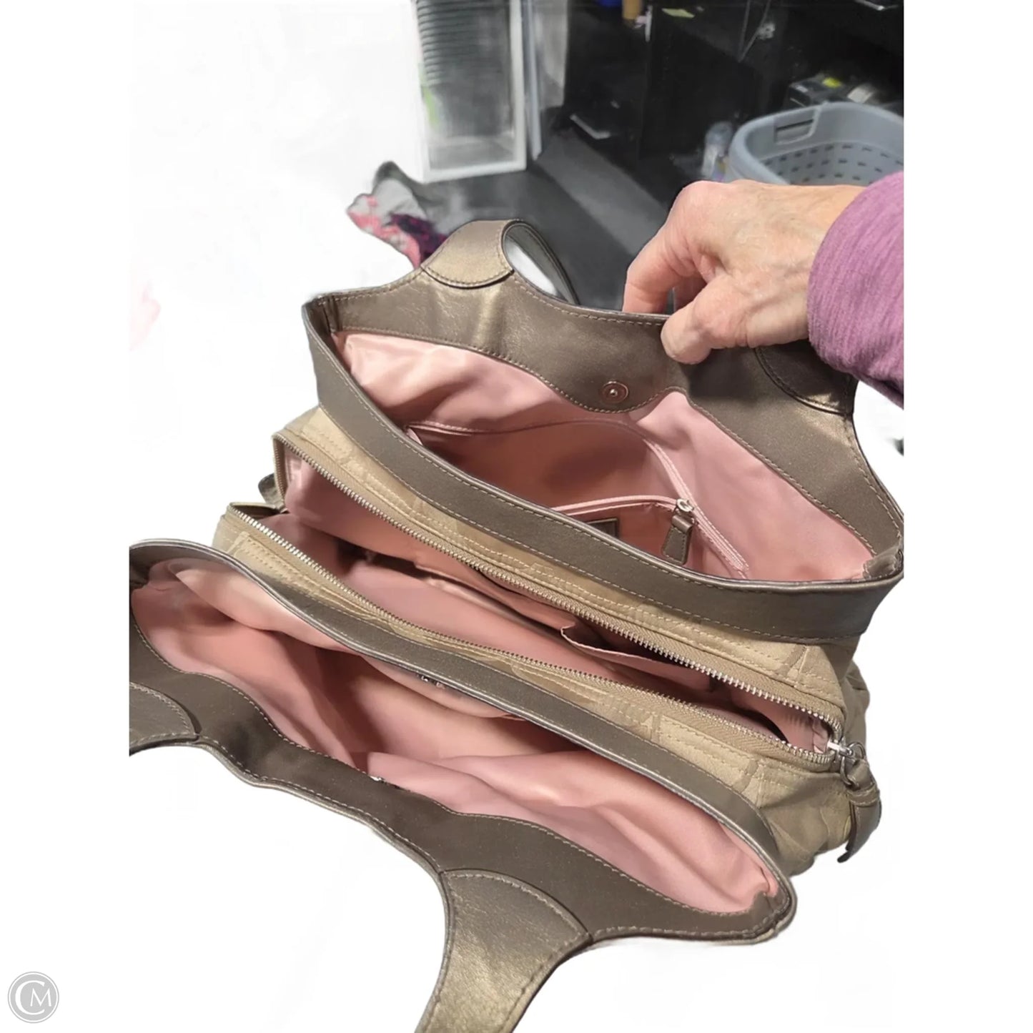 Handbag Designer By Coach, Size: Large