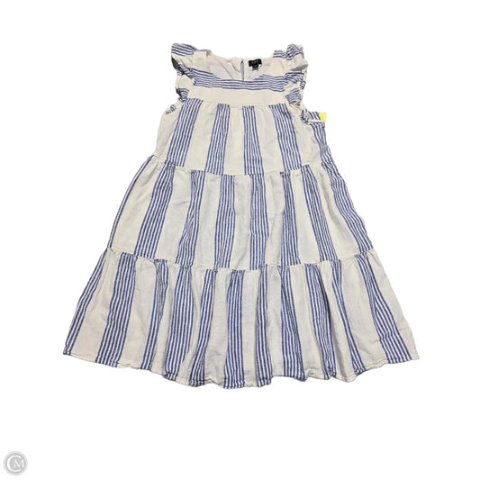 Dress Casual Short By J. Crew In Blue & White, Size: S
