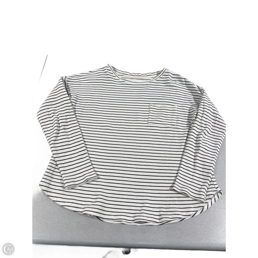 Top Long Sleeve By Carly Jean In Striped Pattern, Size: M