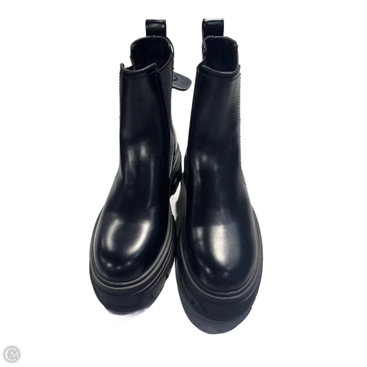 Boots Ankle Flats By H&m In Black, Size: 8