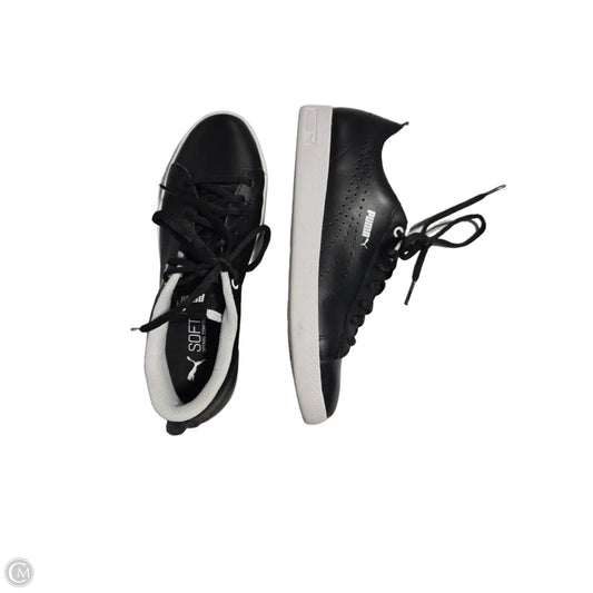 Shoes Flats By Puma In Black, Size: 7.5