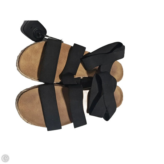 Sandals Flats By Cmc In Black, Size: 8