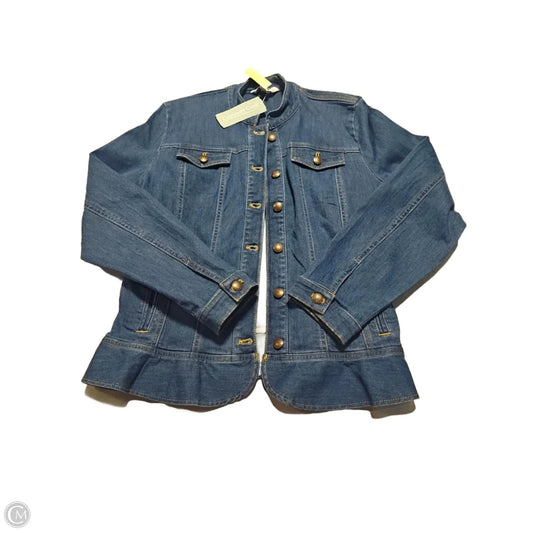 Jacket Denim By Coldwater Creek In Blue Denim, Size: M