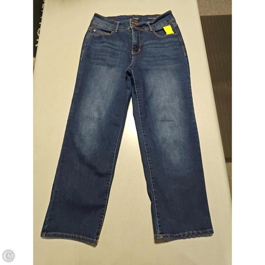 Jeans Skinny By Curve Appeal In Blue Denim, Size: 8