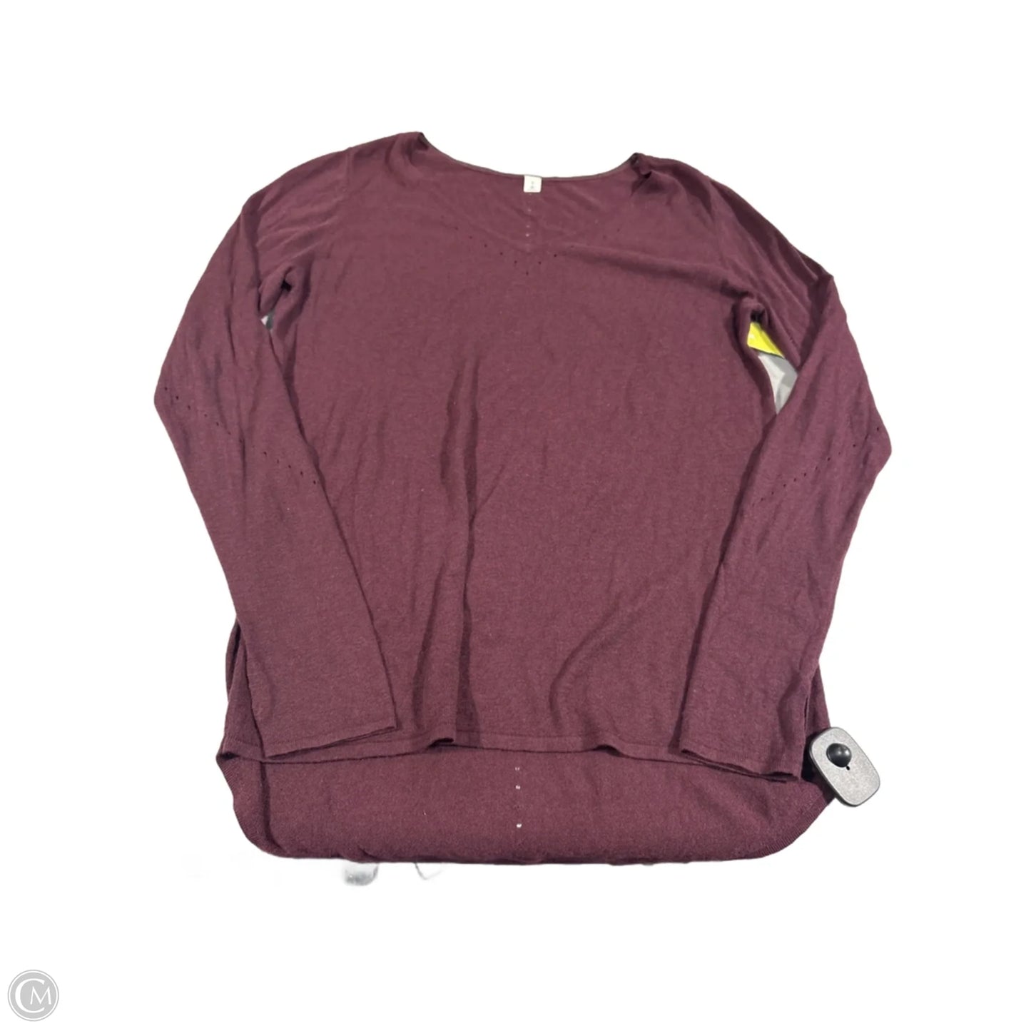 Sweater By Lululemon In Maroon, Size: 8