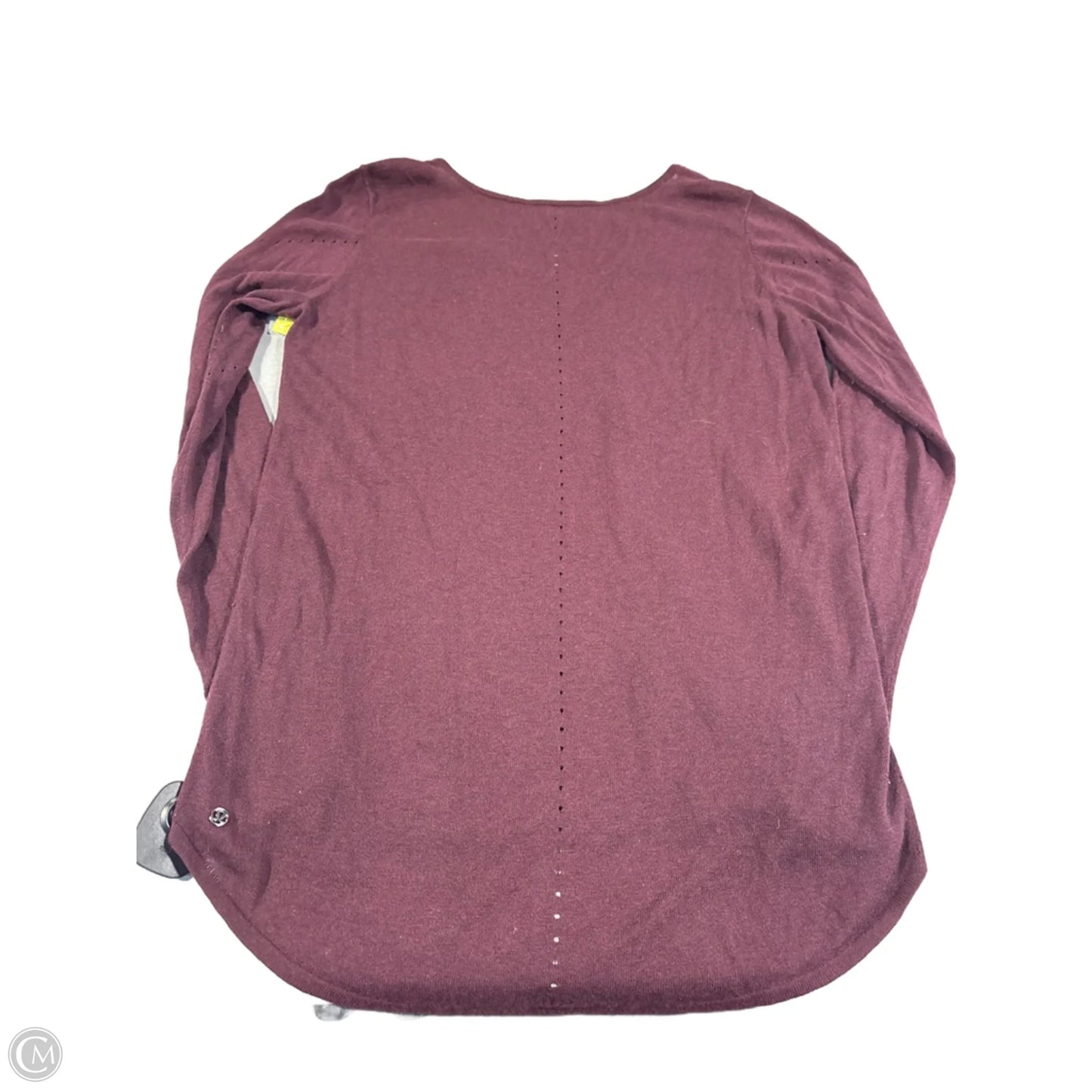 Sweater By Lululemon In Maroon, Size: 8