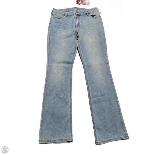 Jeans Boot Cut By Old Navy In Blue Denim, Size: 14