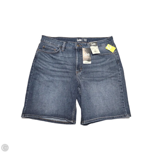 Shorts By Lee In Blue Denim, Size: 18