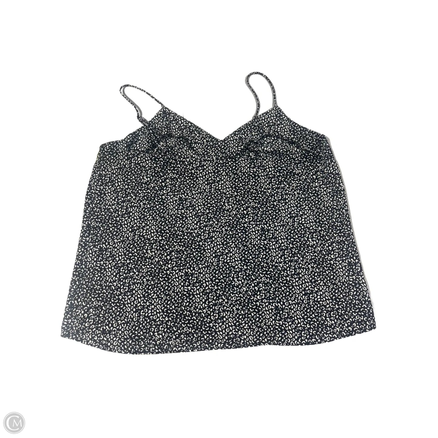 Tank Top By Nine West In Black & White, Size: L