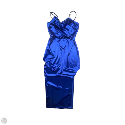 Dress Party Midi By Anrabess In Blue, Size: M