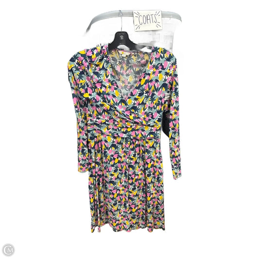 Dress Casual Midi By Boden In Floral Print, Size: M