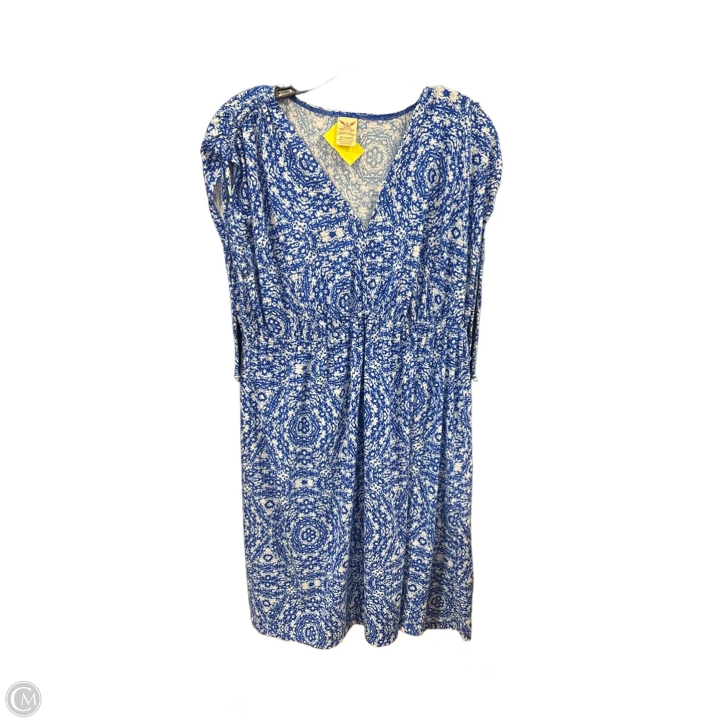 Dress Casual Short By Faded Glory In Blue & White, Size: 1x