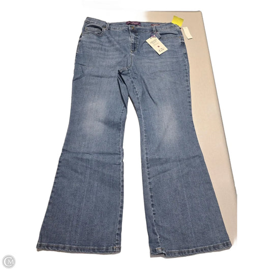 Jeans Boot Cut By Gloria Vanderbilt In Blue Denim, Size: 16