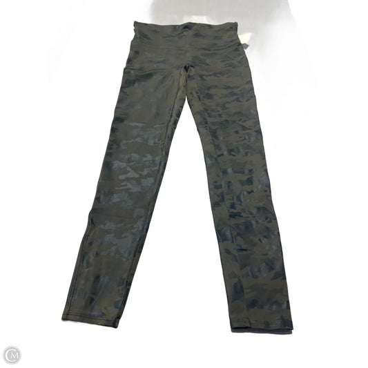 Athletic Leggings By Spanx In Camouflage Print, Size: L