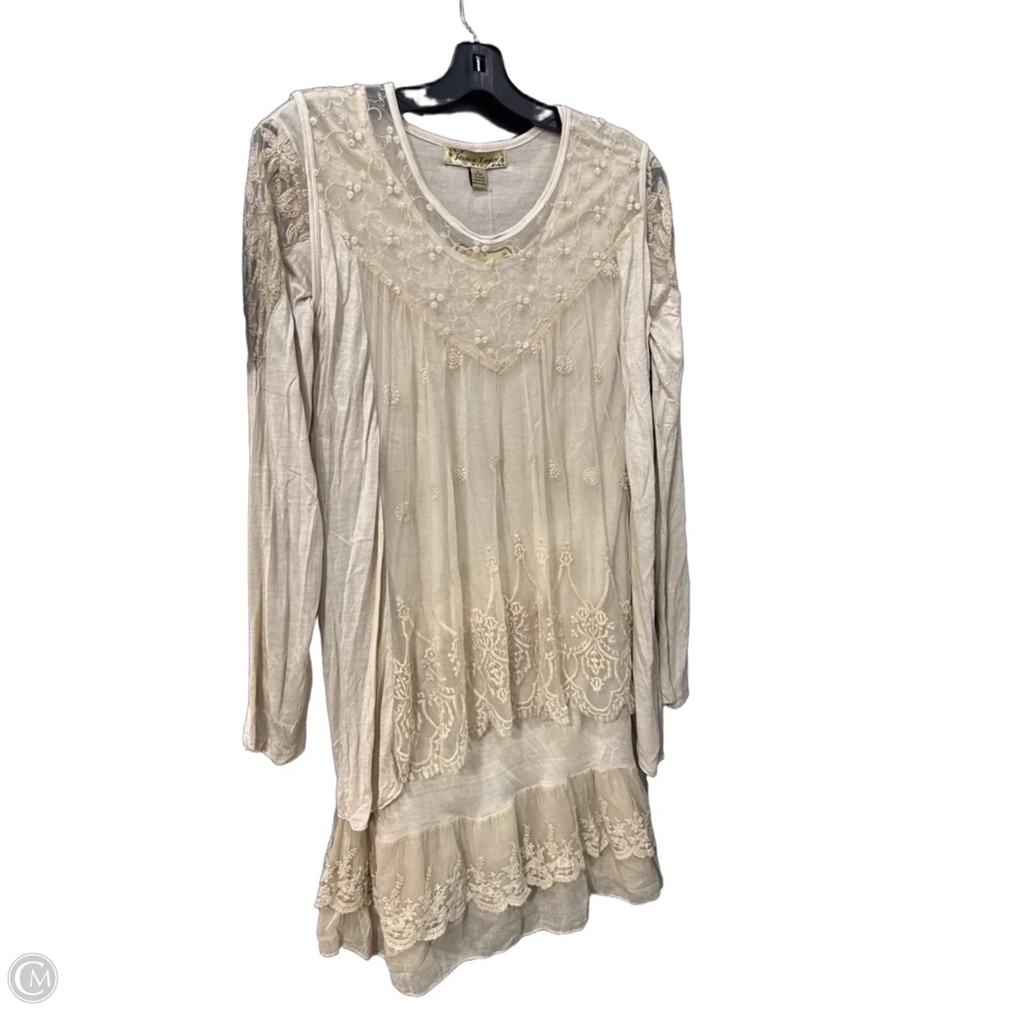 Dress Casual Short By Cme In Tan, Size: S