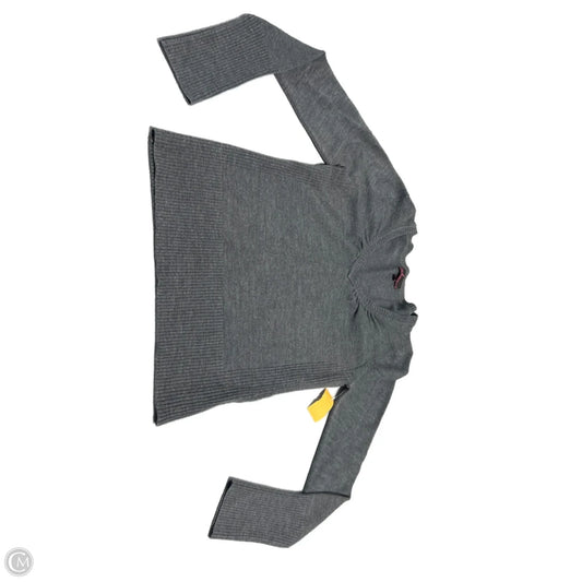 Top Long Sleeve By Takeout In Grey, Size: L
