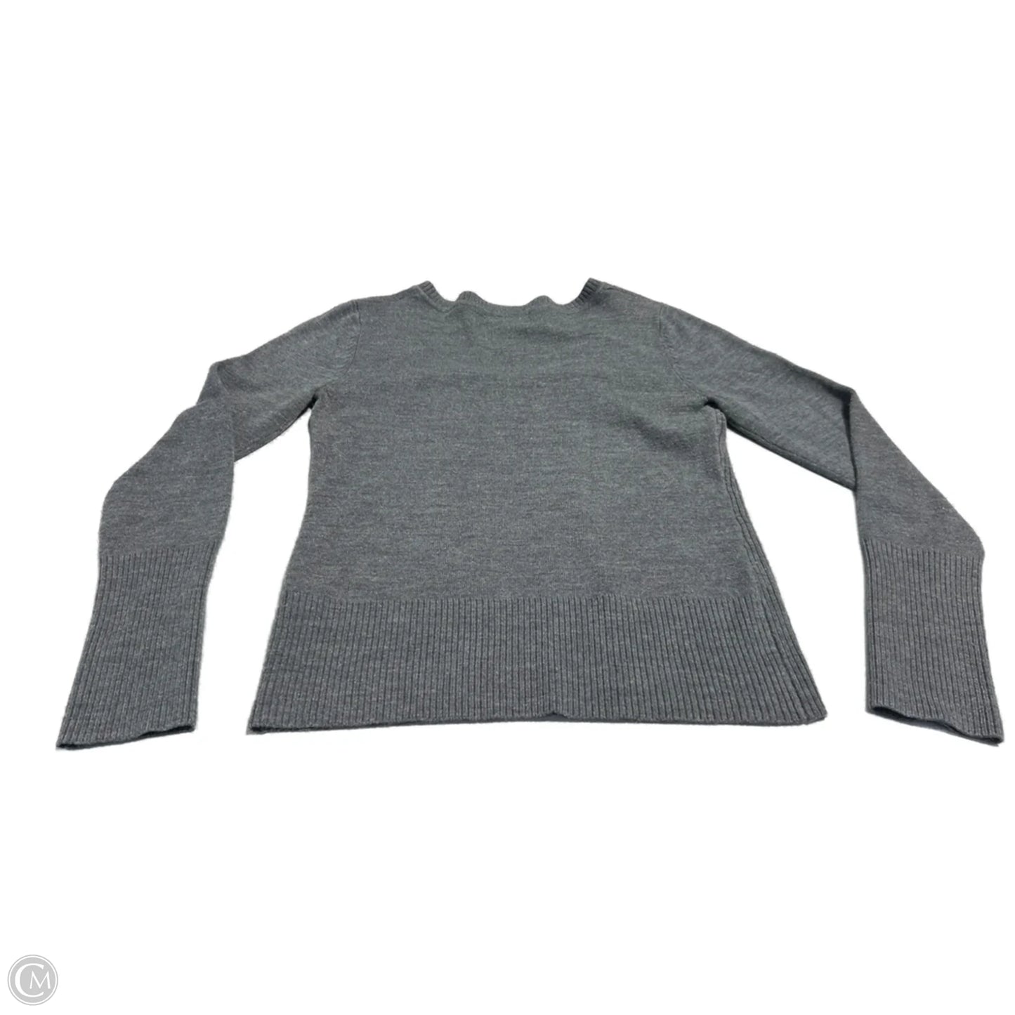 Top Long Sleeve By Takeout In Grey, Size: L