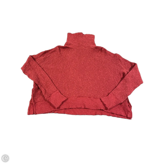 Top Long Sleeve By We The Free In Red, Size: M
