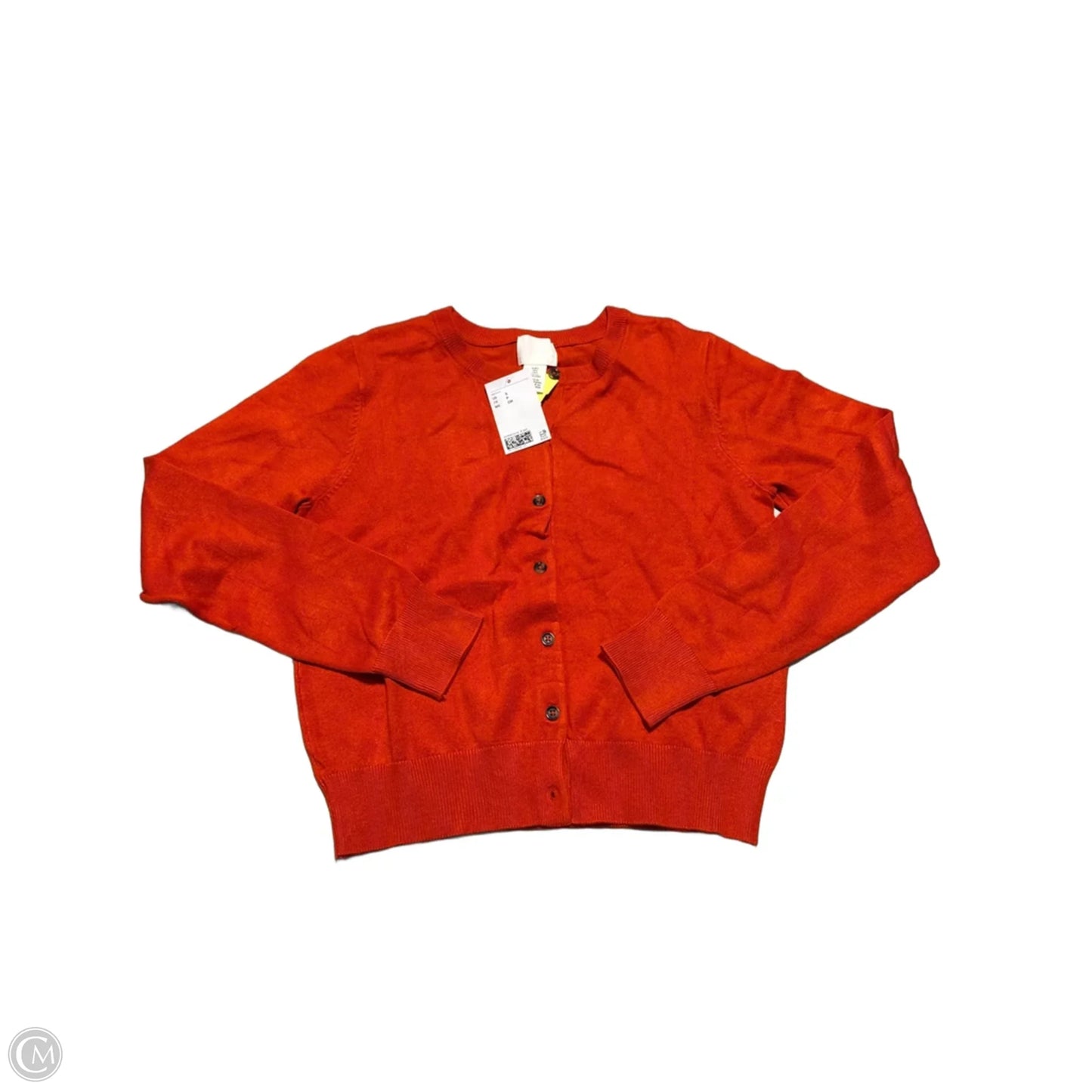 Cardigan By H&m In Orange, Size: S