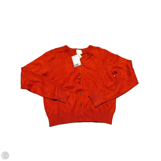 Cardigan By H&m In Orange, Size: S