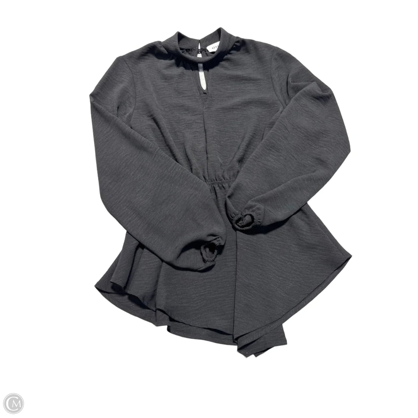 Top Long Sleeve By Gilli In Black, Size: S