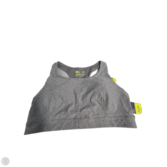 Athletic Bra By Xersion In Grey, Size: 2x